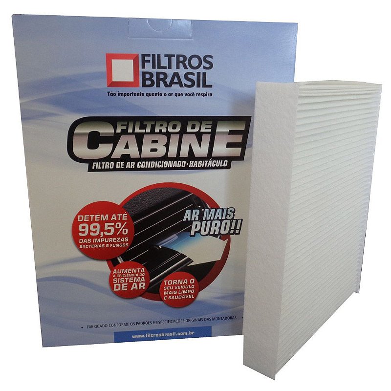 ELEMENTO FILTRO DE AR DA CABINE - FILTROS BRASIL - FB028010